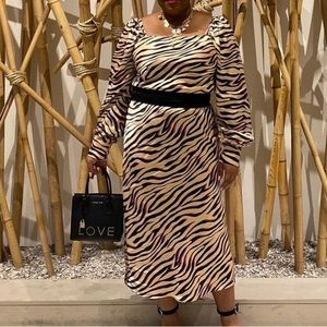 ASOS wild print dress